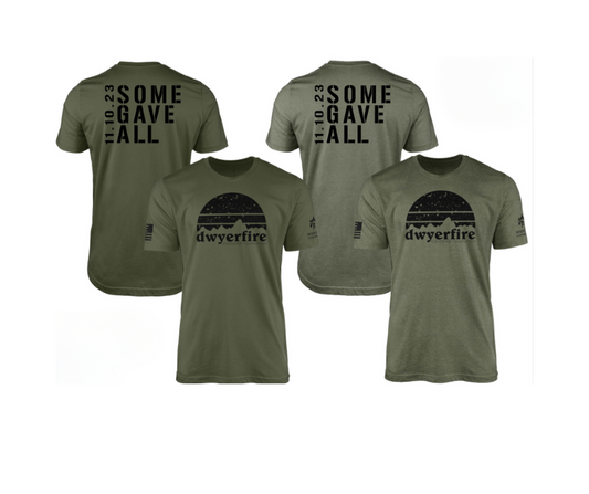 DWYERFIRE Military Green Anniversary T-Shirt